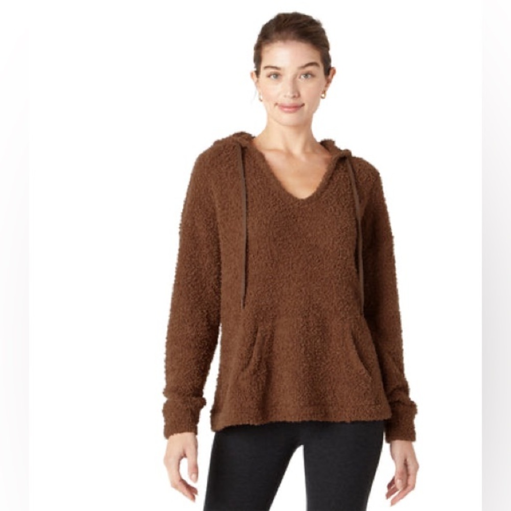 Beyond Yoga Cloud Cover Hoodie Walnut